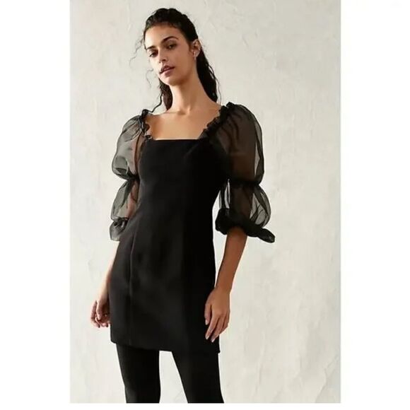 Amanda Uprichard dress black Tia - Picture 2 of 8